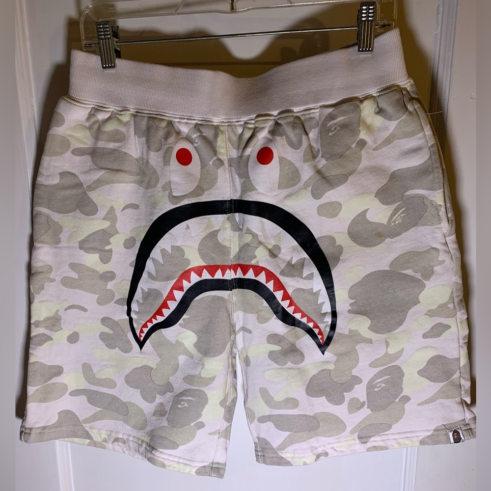 Bape ape head Camouflage Shark Face Shorts